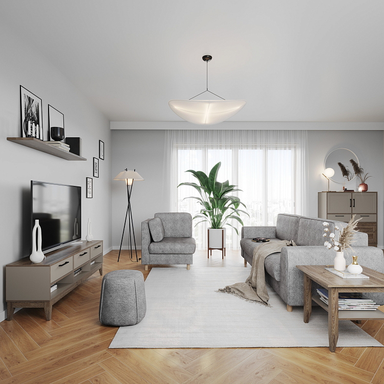 Шелдон / кресло для отдыха велюр sierra 1 светло-серый